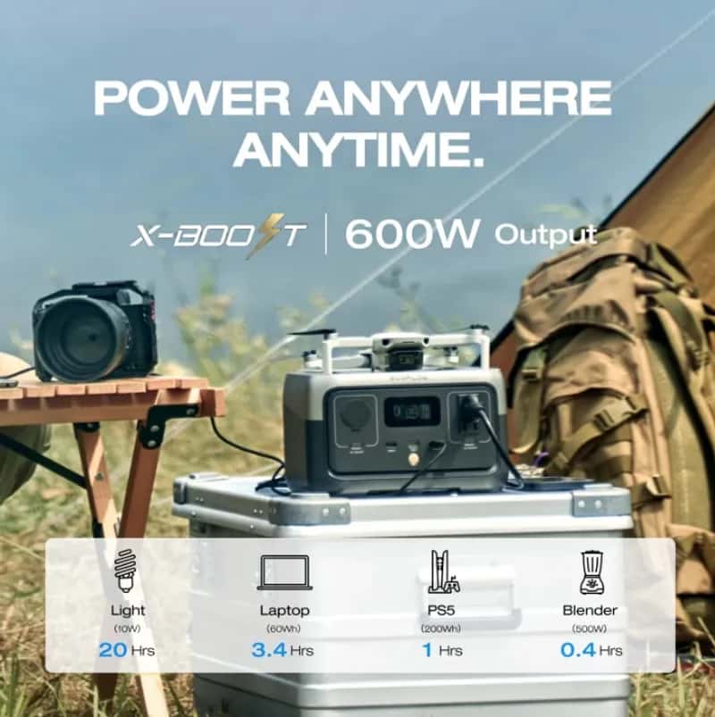 Sistema Ecoflow 600 Watts con Panel Solar 110 Watts - Miniatura 3