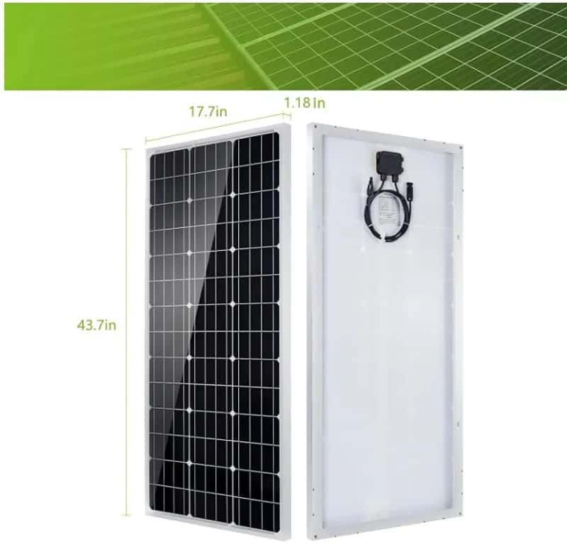 Kit de Panel Solar 100 Watts TOP SOLAR - Miniatura 2