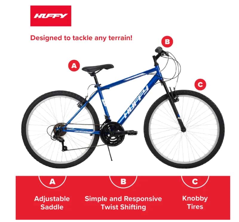 Huffy Bicicleta de Montaña Rock Creek de 26” - Miniatura 1