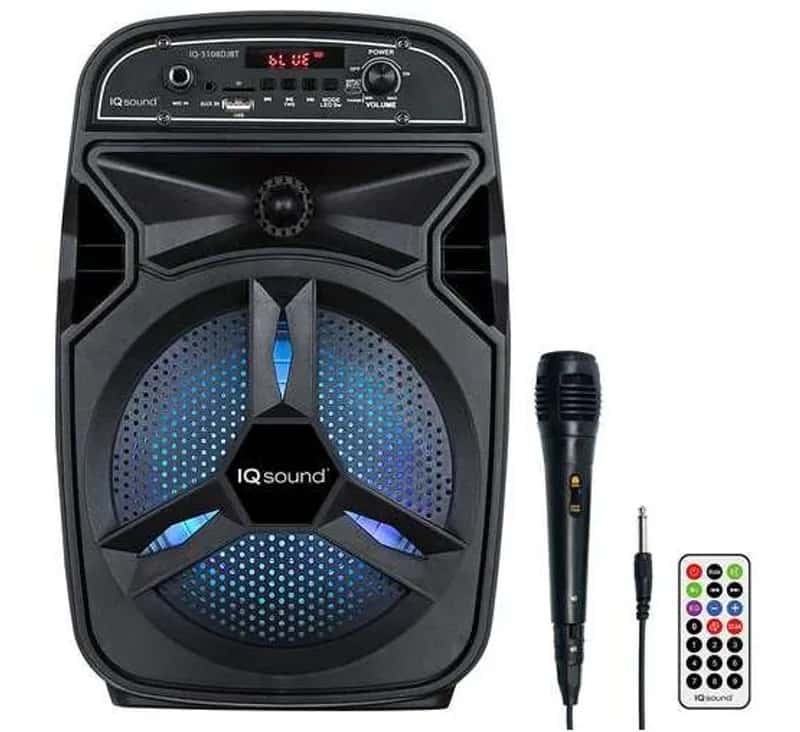 Altavoz portátil Bluetooth de fiesta IQ Sound de 8" - Miniatura 1