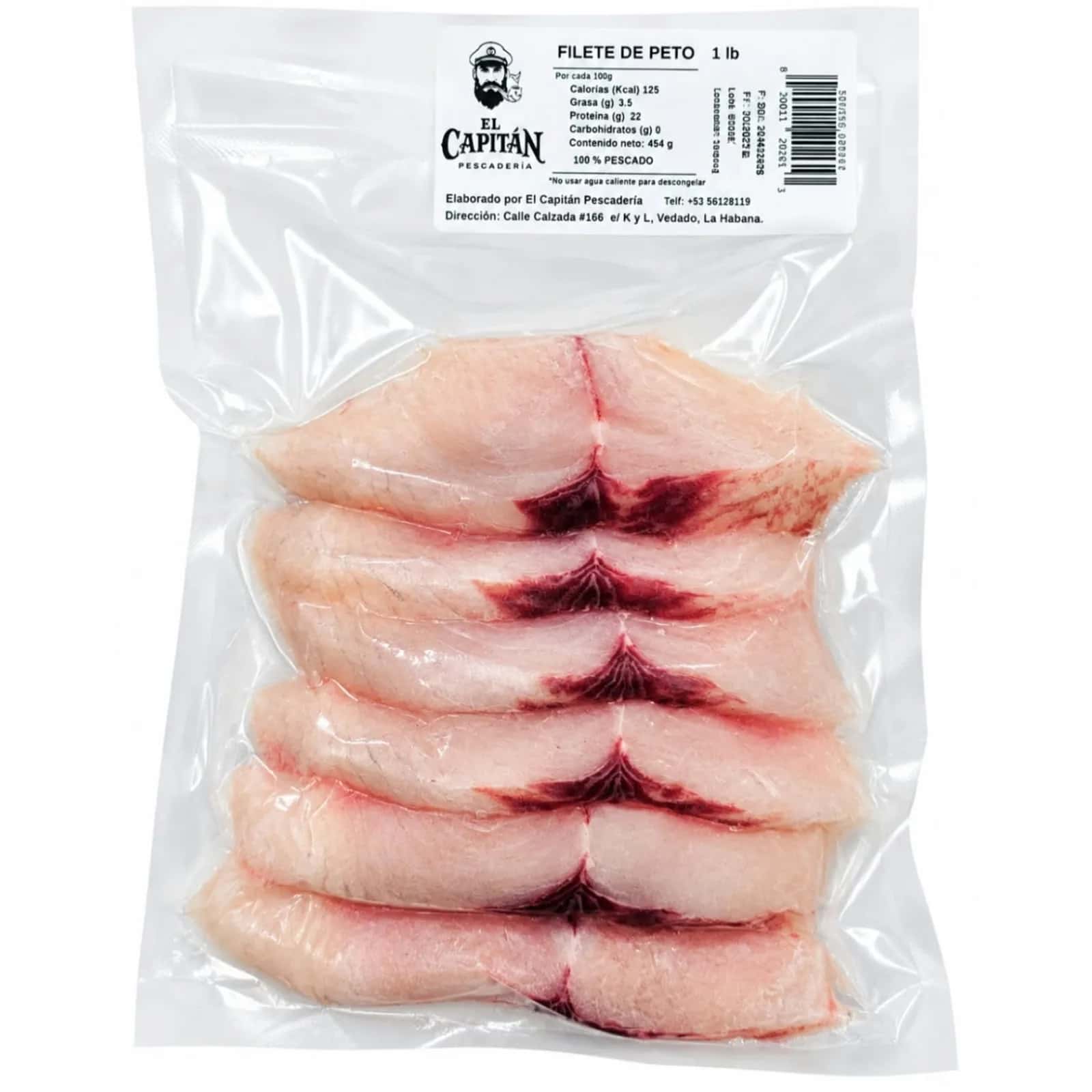Filete de Peto 1Lb. El Capitan - Miniatura 1
