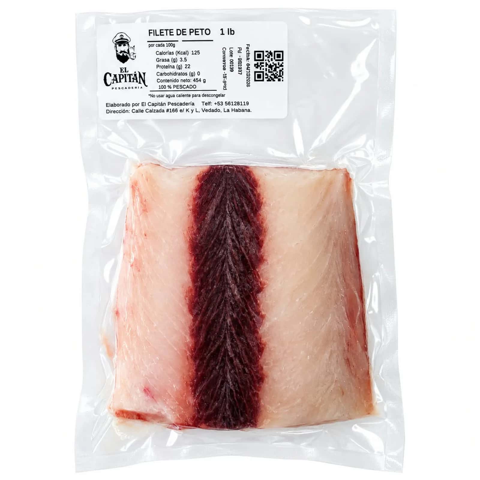Filete de Peto 1Lb. El Capitan - Miniatura 2