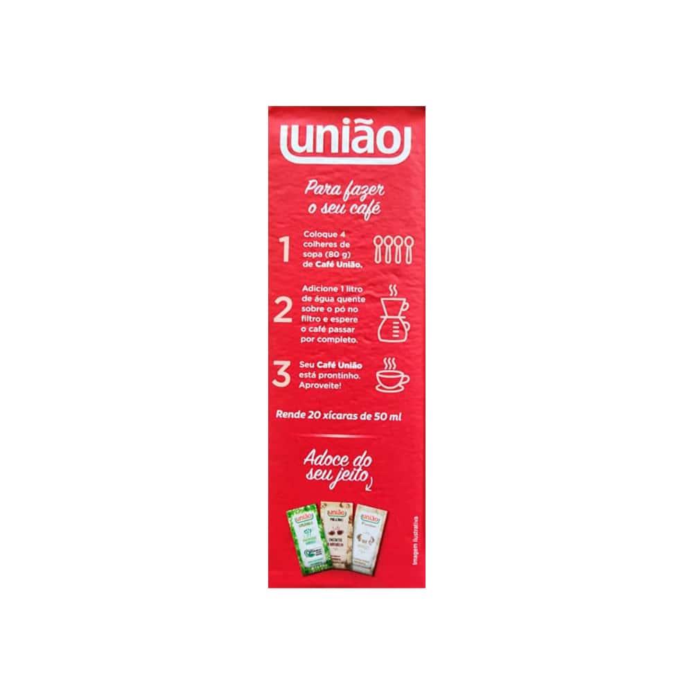 Café tostado y molido extra fuerte União (500 g / 1.1 lb) - Miniatura 3