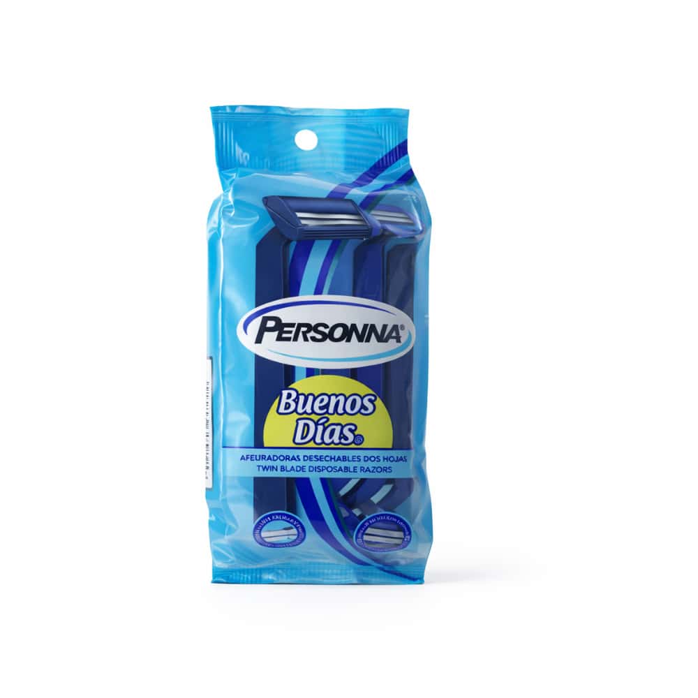 Máquina de afeitar desechable de hoja doble Personna Buenos Días (10 U) - Miniatura 8