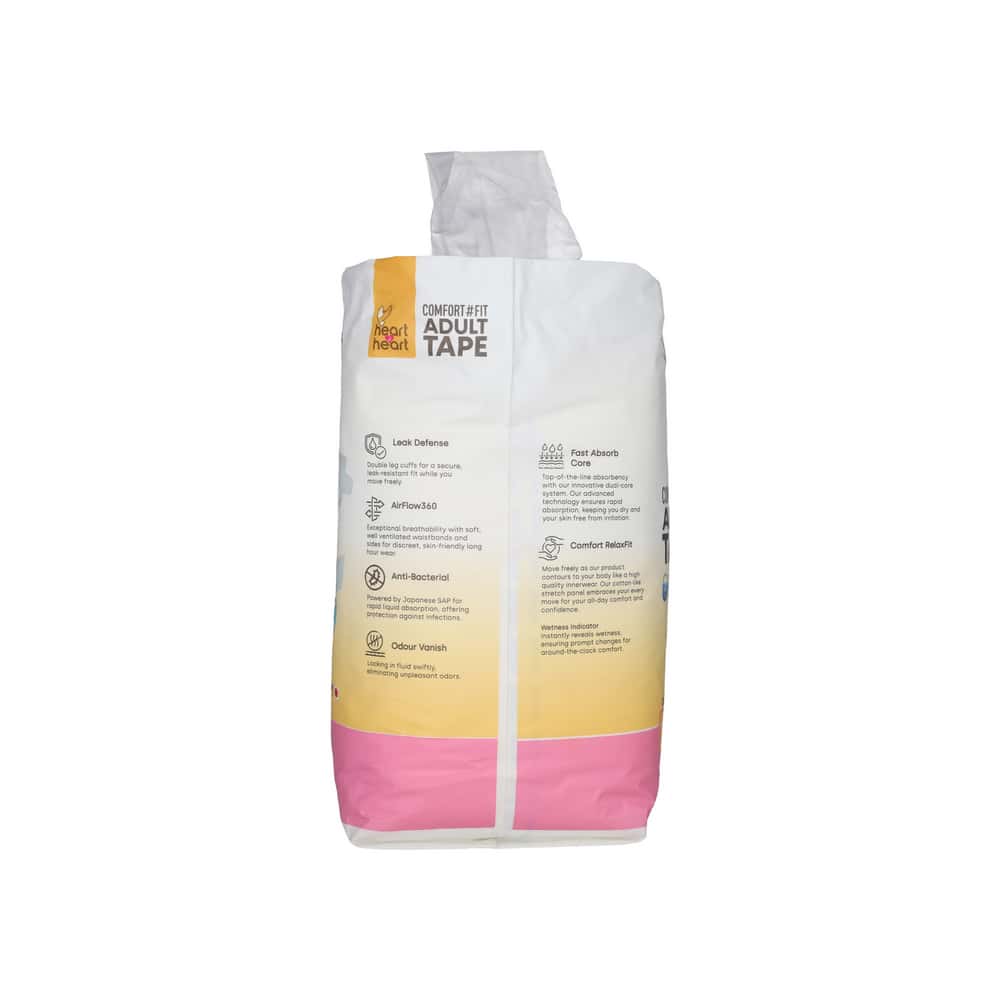 Pañales desechables para adultos talla XL Heart to Heart (8 U) - Miniatura 3