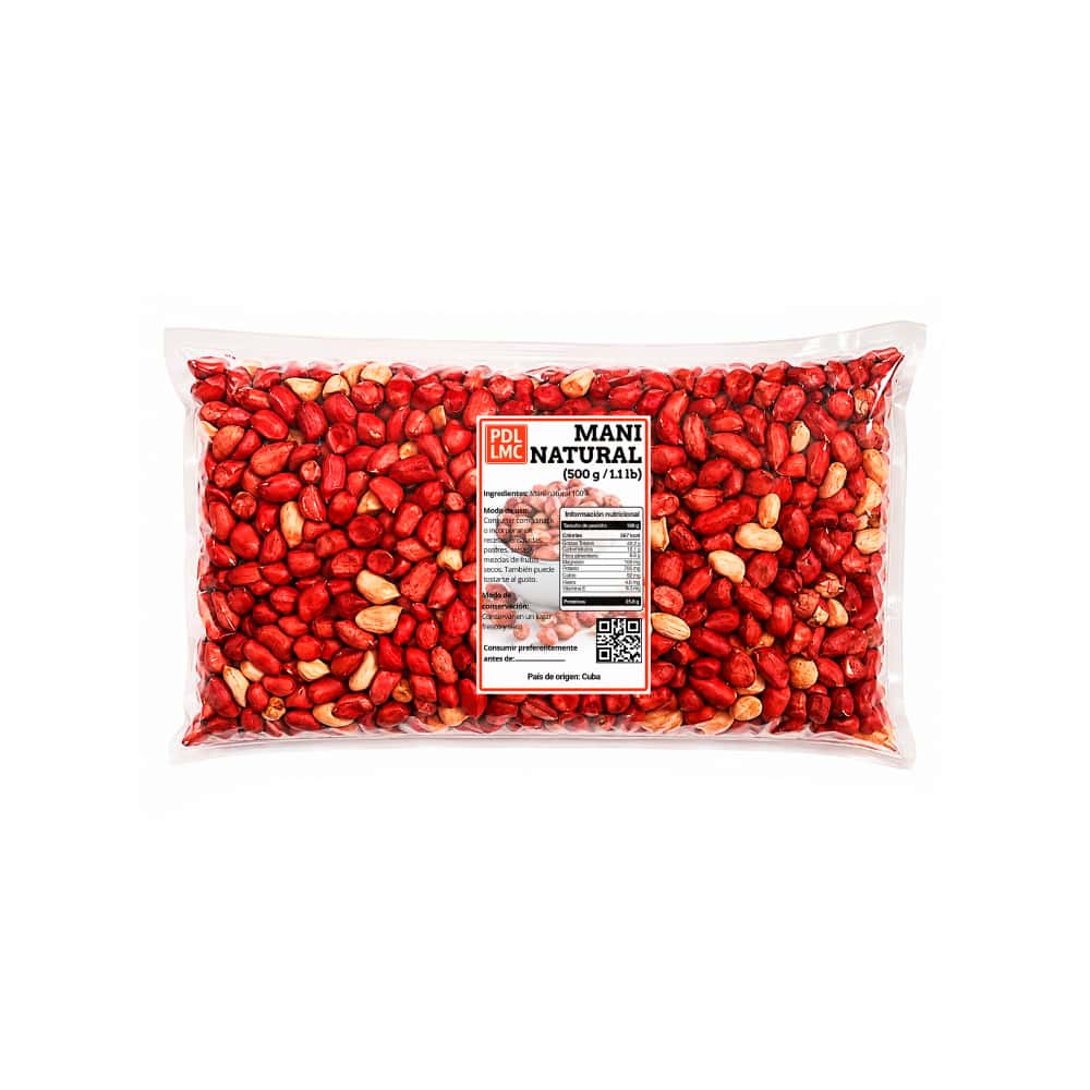 Maní natural PDL LMC (500 g / 1.1 lb) - Miniatura 1