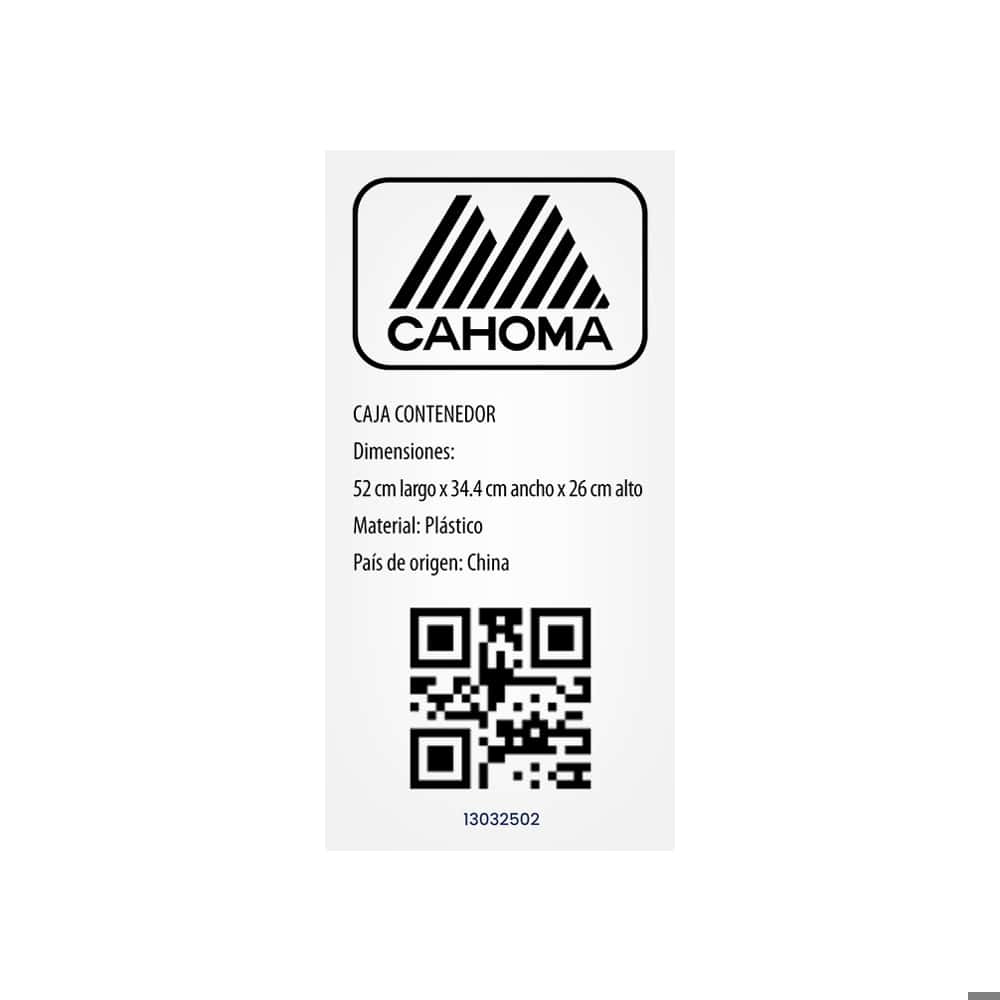 Caja contenedor para almacenamiento y transporte Cahoma - Miniatura 5
