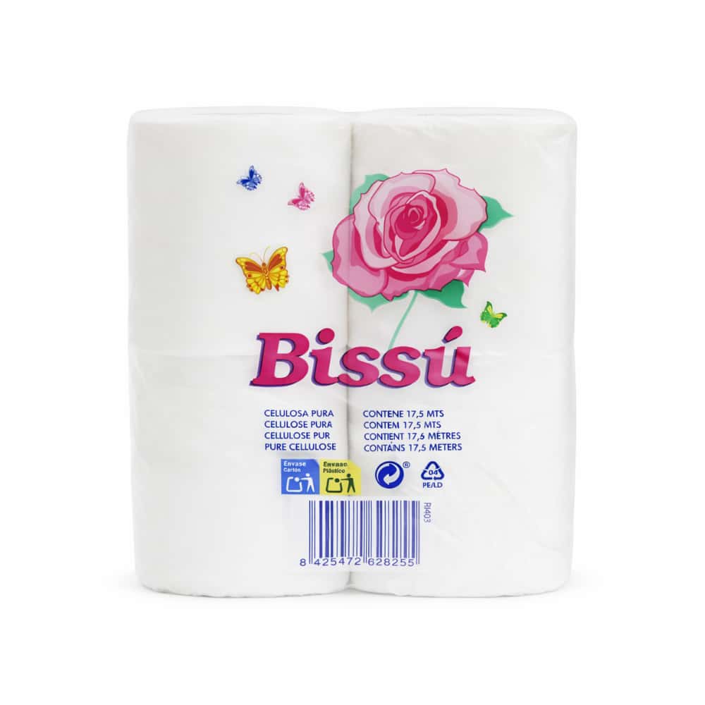 Papel higiénico doble capa Bissú (12 U) - Miniatura 2