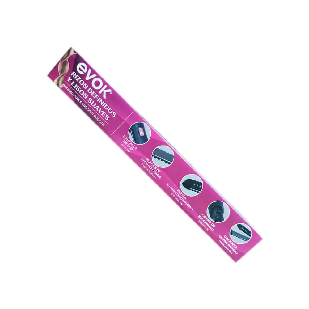 Plancha - tenaza - rizador de 55 W para cabello Evok - Miniatura 7