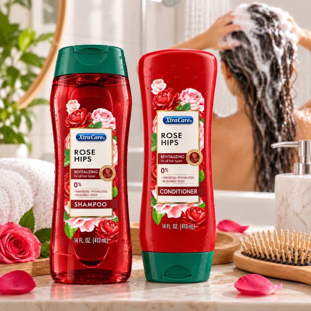 Combo de champú + acondicionador revitalizante de rosa mosqueta XtraCare - Miniatura 2