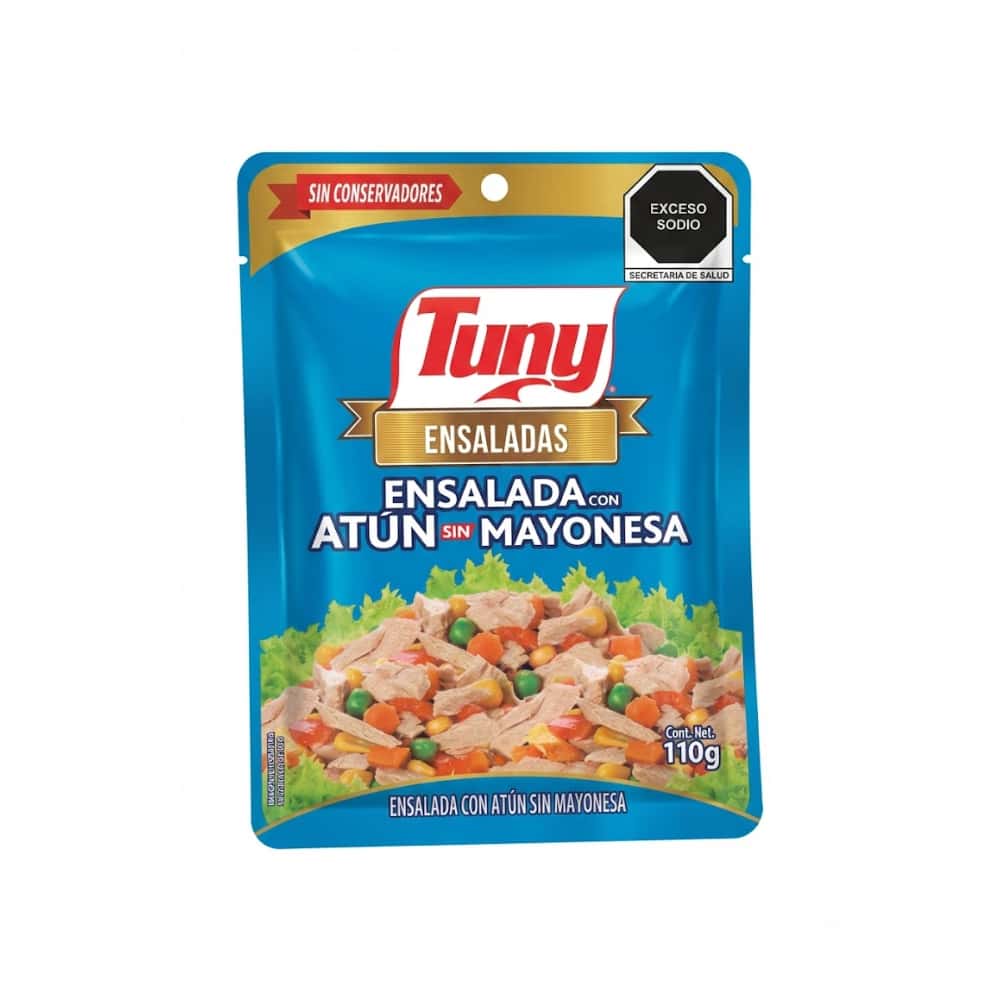 Ensalada con atún sin mayonesa Tuny (110 g / 3.88 oz) - Miniatura 3