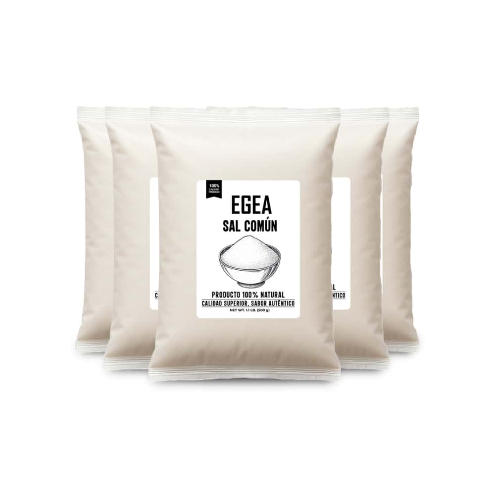 Sal común EGEA (5 x 500 g / 1.1 lb) - Miniatura 1