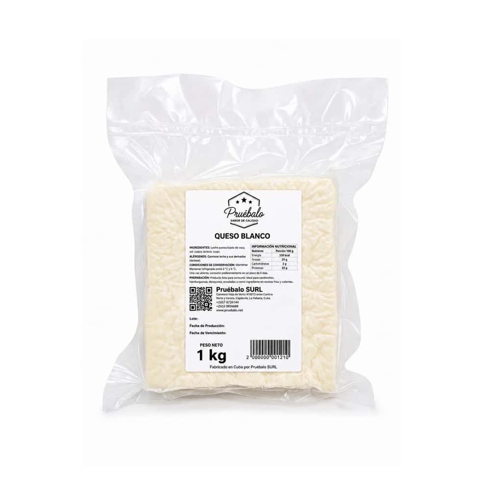 Queso blanco Pruébalo (1 kg / 2.2 lb) - Miniatura 1