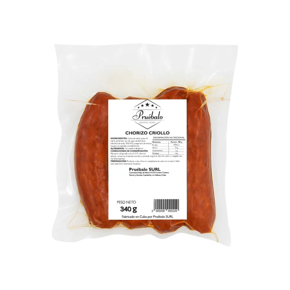 Chorizo criollo Pruébalo (340 g / 11.99 oz) - Miniatura 2