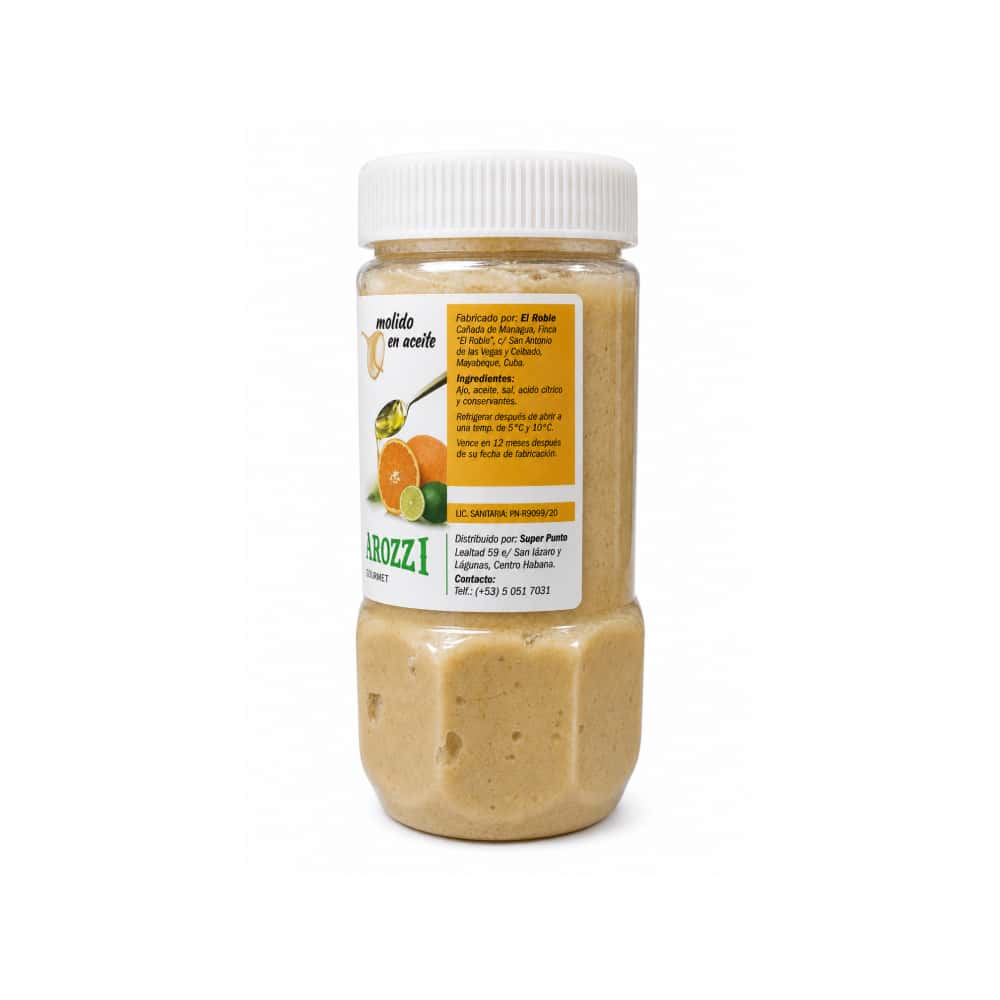 Ajo molido en aceite Sabrozzi (500 g / 1.1 lb) - Miniatura 2
