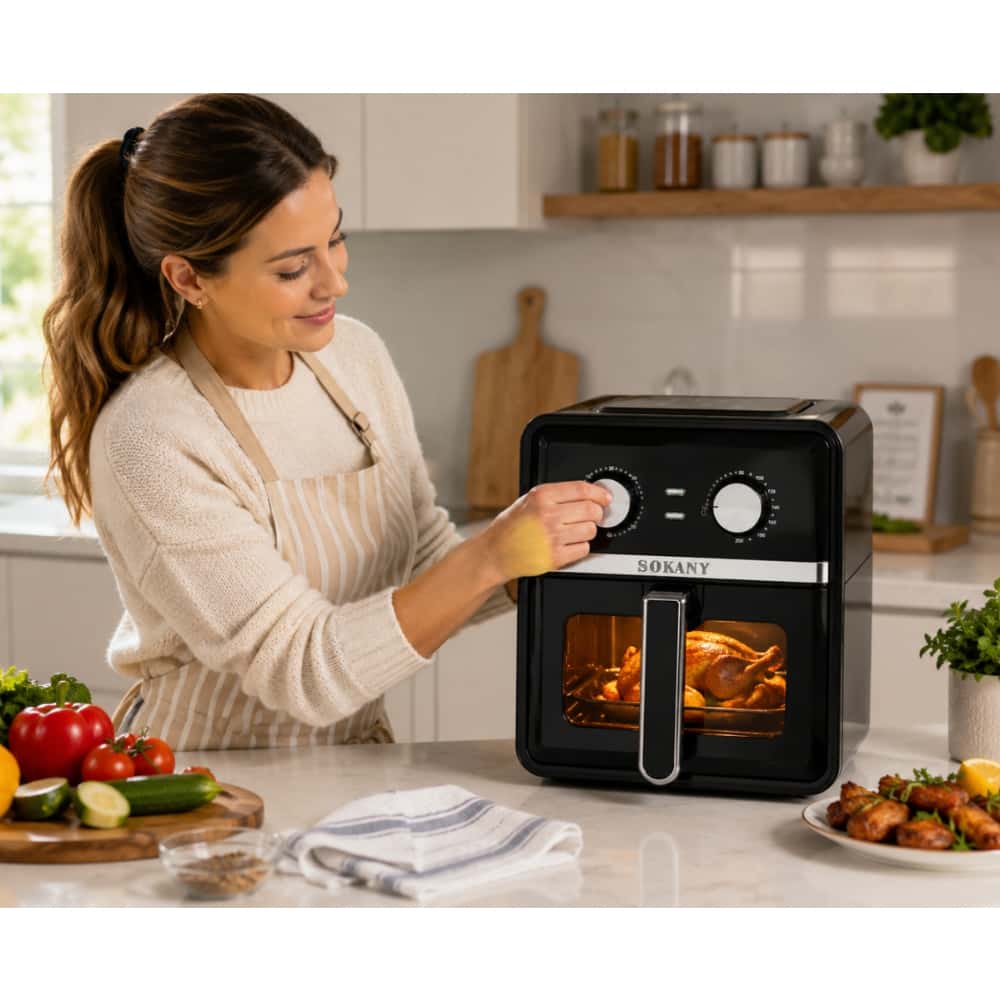 Freidora de aire 6 L Sokany SK-10114 - Miniatura 4