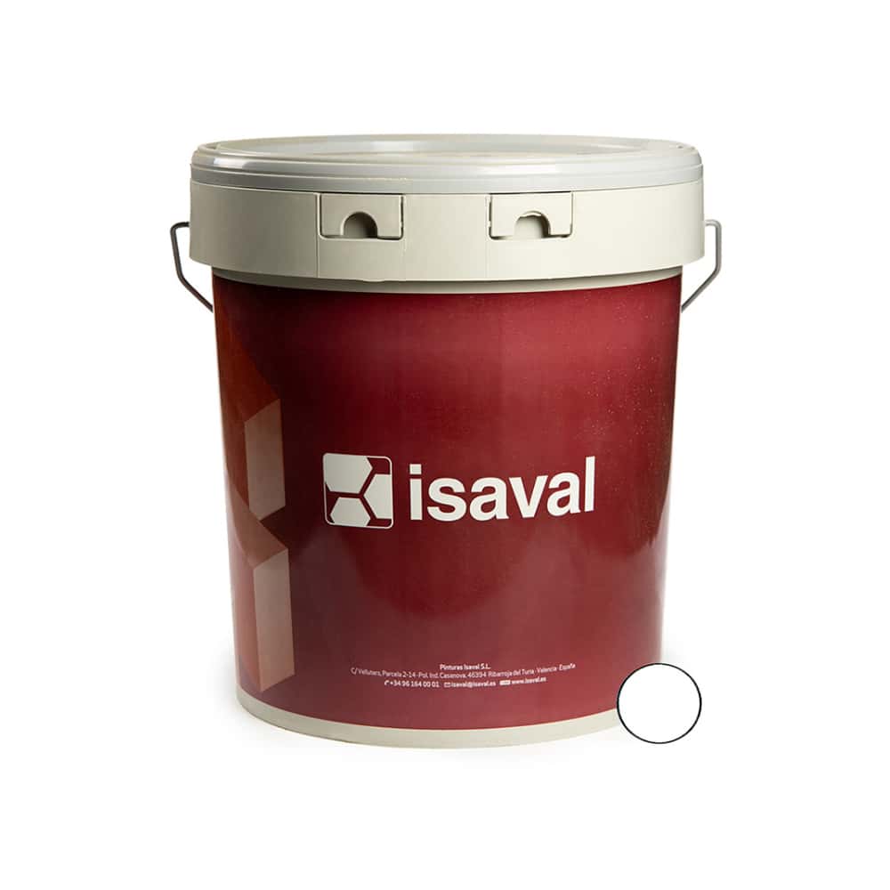 Pintura elástica impermeabilizante color blanco aislante antigoteras Isaval (14 L) - Miniatura 9