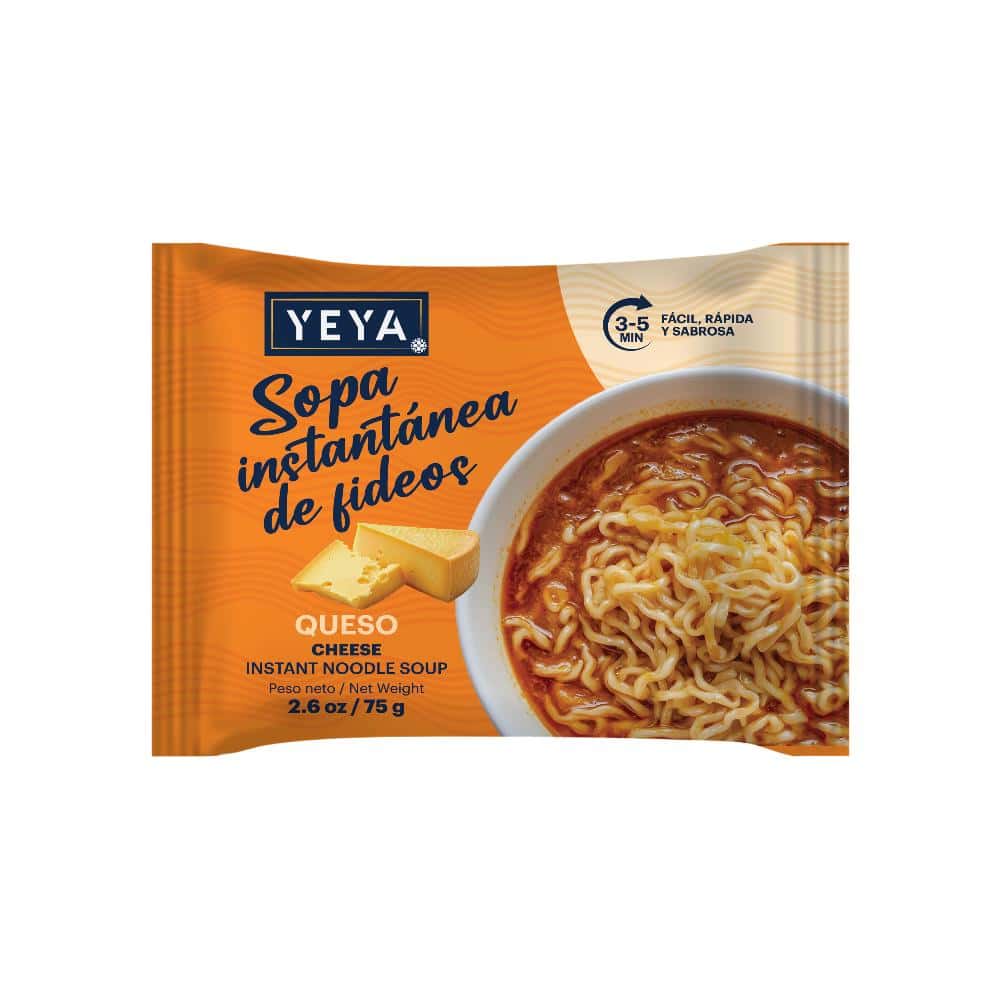 Sopa instantánea de fideos con sabor a queso YEYA (75 g / 2.6 oz) - Miniatura 1
