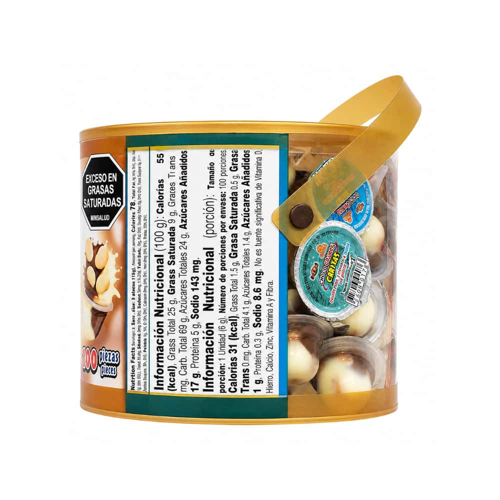 Golosina sabor a chocolate y vainilla con galletas Las Delicias (600 g / 1.3 lb) - Miniatura 2