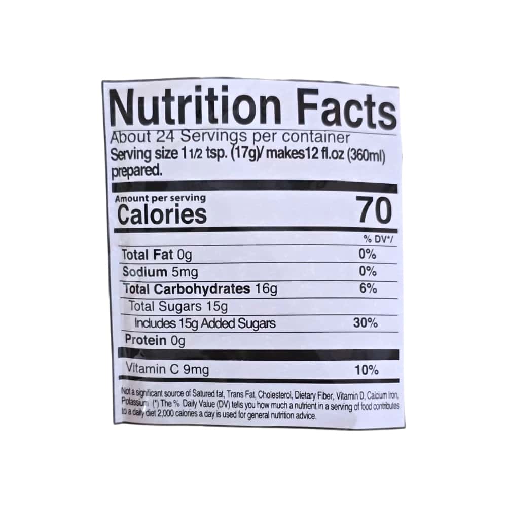 Bebida instantánea sabor limonada de fresa Zuko (400 g / 14.1 oz) - Miniatura 3