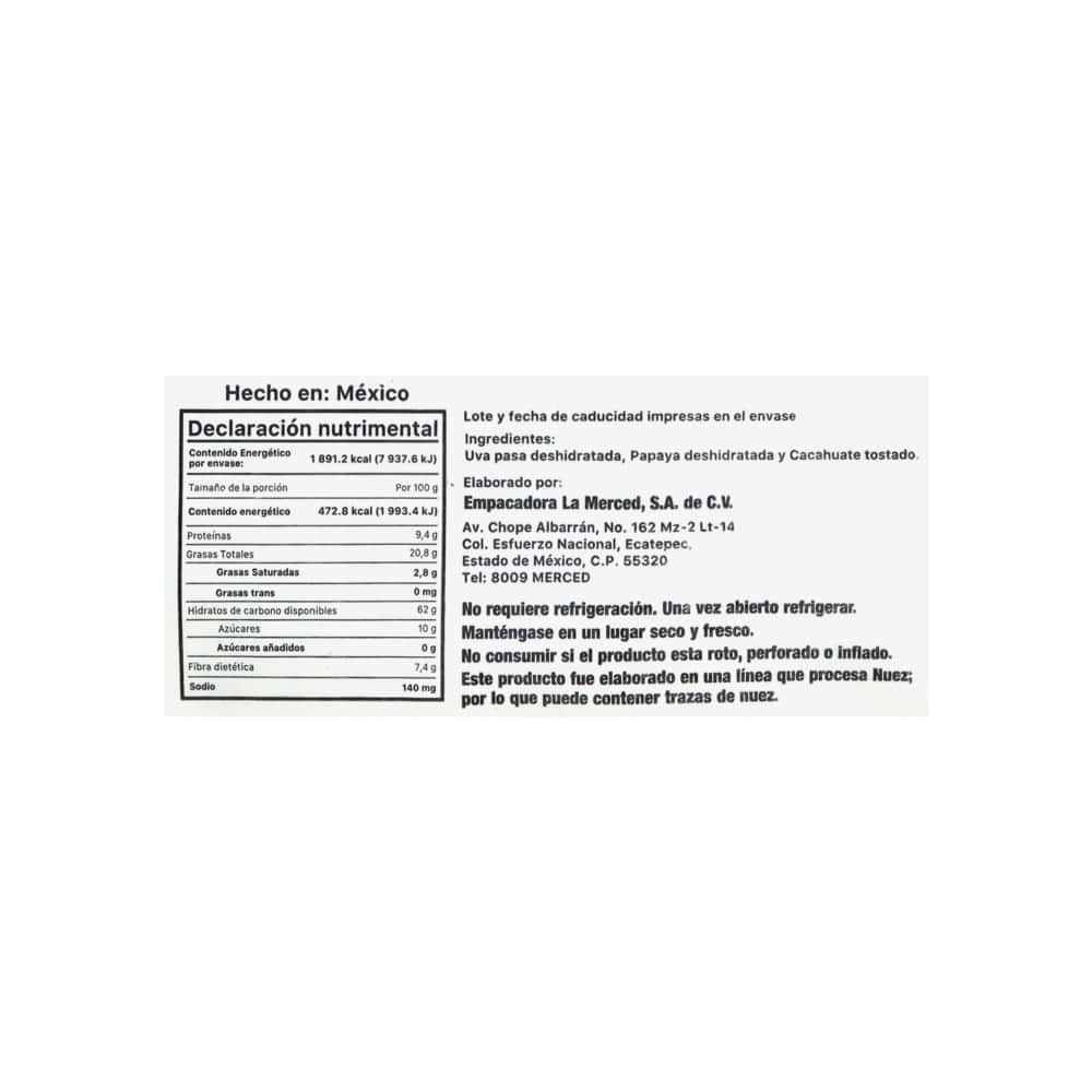 Mezcla de frutas y oleaginosas La Merced (400 g / 14.11 oz) - Miniatura 3