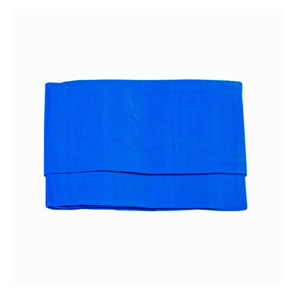 Lona de polietileno color azul y gris de 2 m x 3 m Pretul LP-23 - Miniatura 1