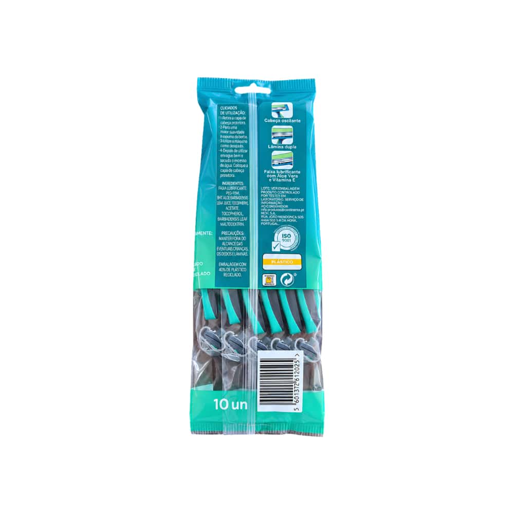 Cuchillas desechables de doble hoja MYLABEL (10 U) - Miniatura 2