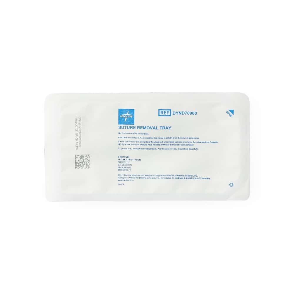 Kit para remover suturas Medline (1 bandeja) - Miniatura 2