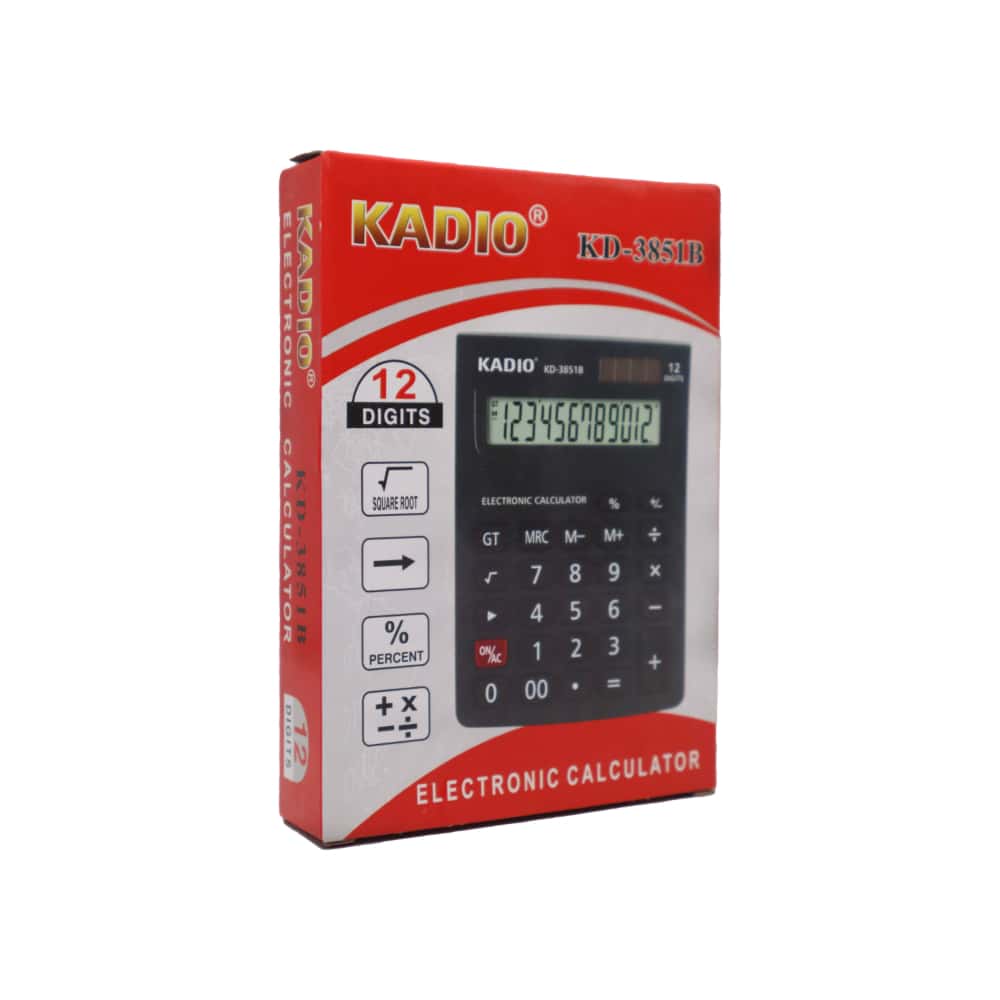 Calculadora electrónica KD-3851B Kadio - Miniatura 8