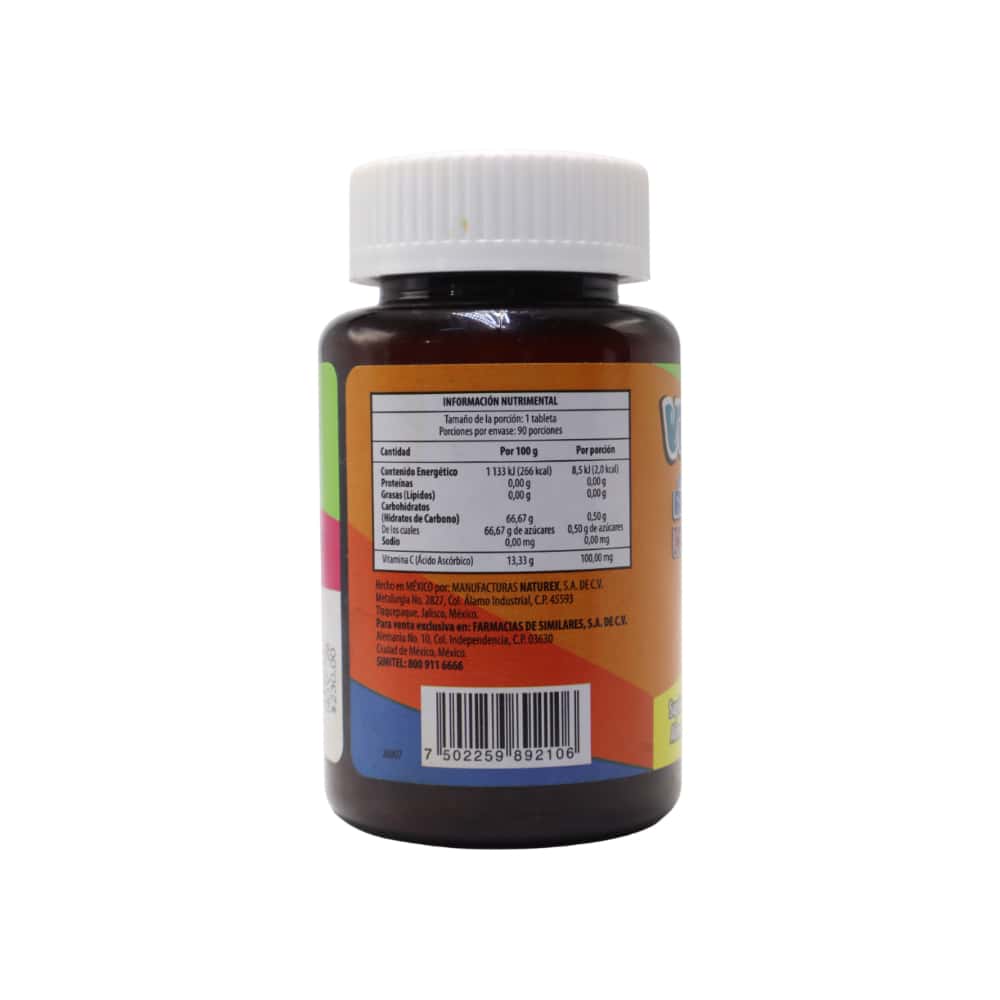Vitamina C para niños 750 mg Dr. Simi (90 tabletas) - Miniatura 3