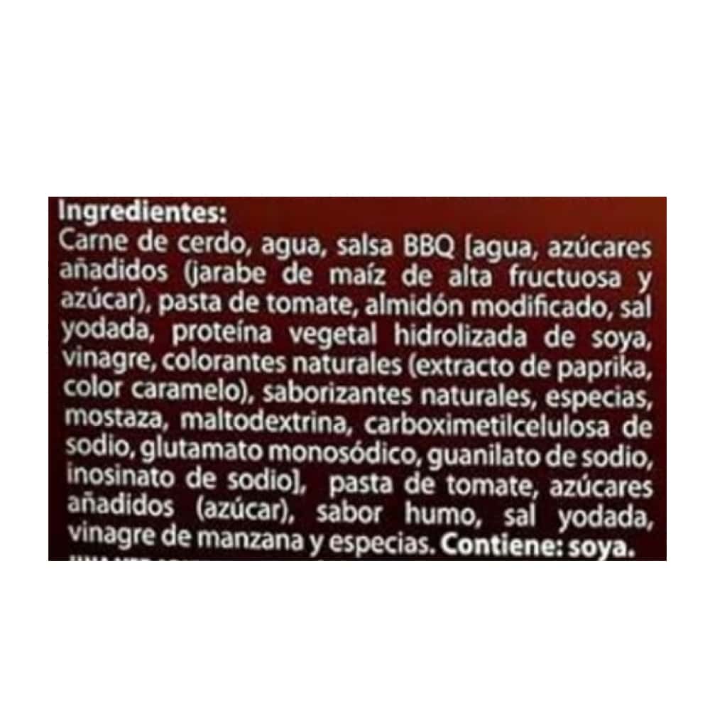 Pierna de cerdo deshebrada en salsa barbecue Chata (215 g / 7.58 oz) - Miniatura 6