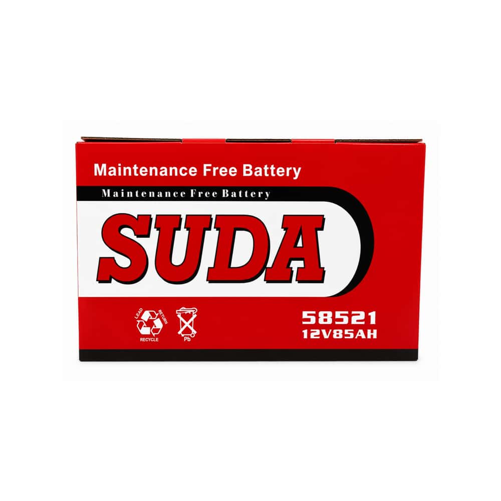 Batería automotriz 12V 85AH libre de mantenimiento Suda - Miniatura 3