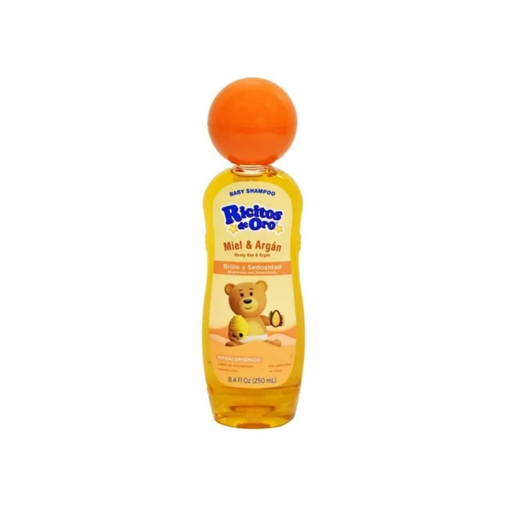 Champú de miel y argán para bebé Ricitos de Oro (250 ml / 8.4 fl.oz) - Miniatura 1