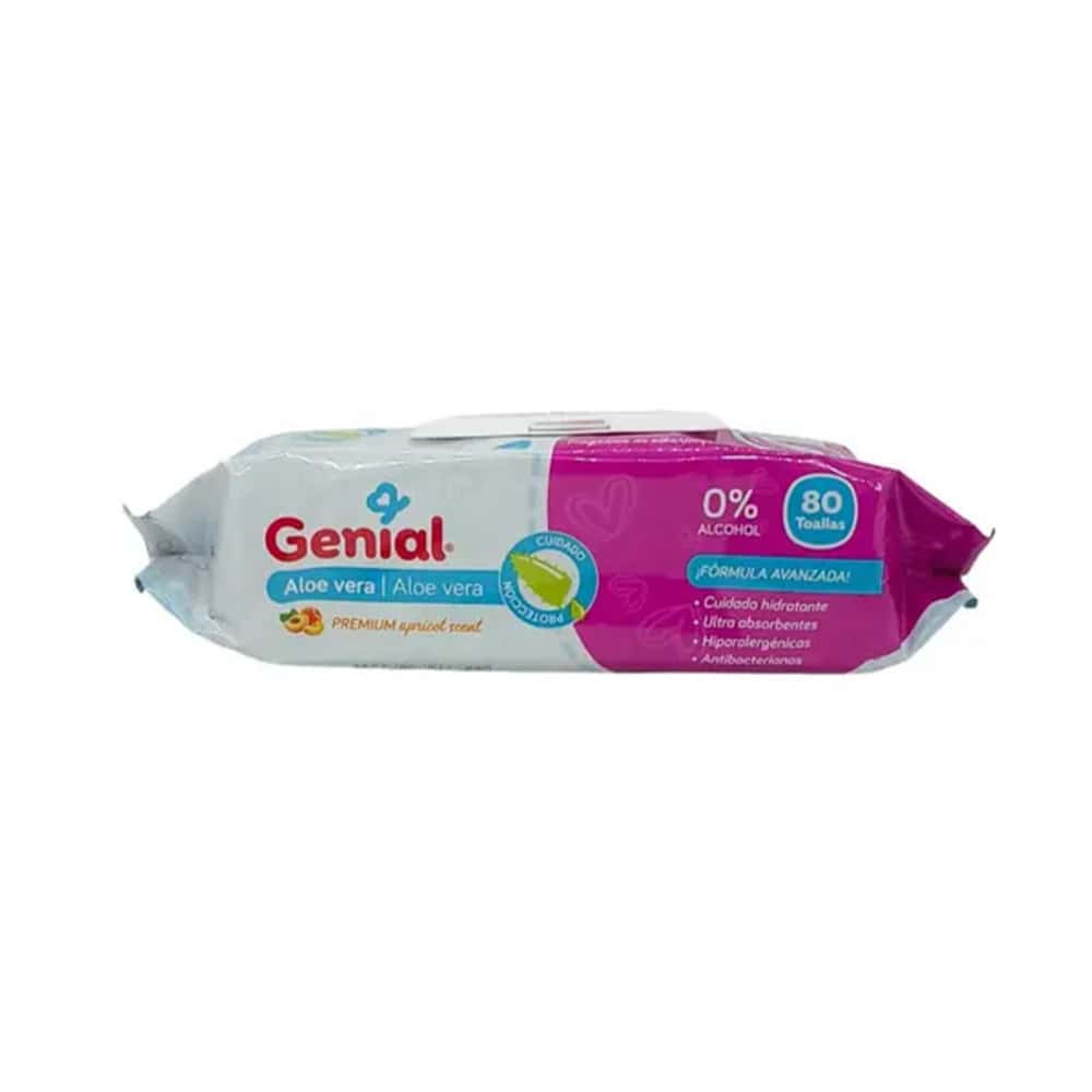 Toallas húmedas para bebé Genial (80 U) - Miniatura 4