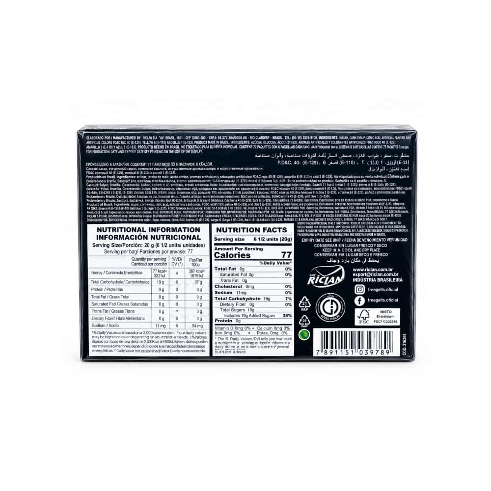 Caramelos duros sabor a mentol y eucalipto extra fuente Freegells (12 x 27.9 g) - Miniatura 2