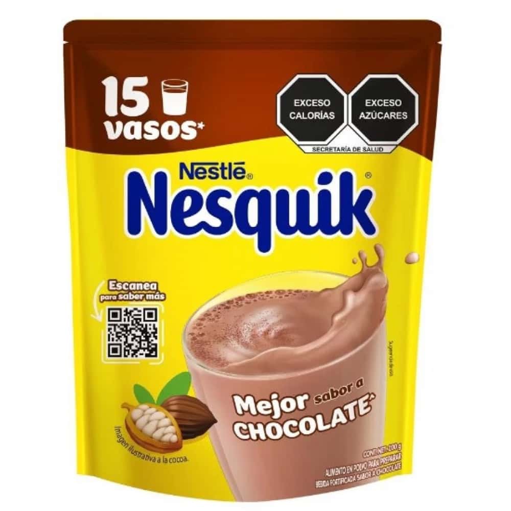 Chocolate en polvo Nesquik Nestlé (200 g / 7.05 oz) - Miniatura 1