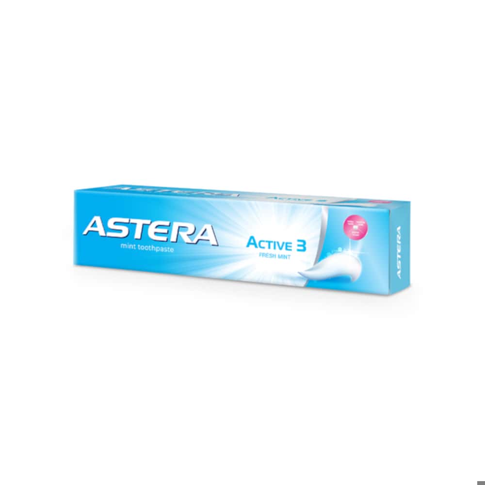 Pasta de dientes Astera Active 3 Fresh Mint (110 g / 3.88 oz) - Miniatura 2