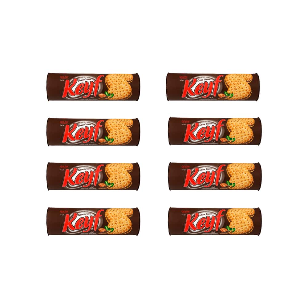Galleta sándwich de crema de cacao Keyf Golda (8 X 140 g / 4.94 oz) - Miniatura 1