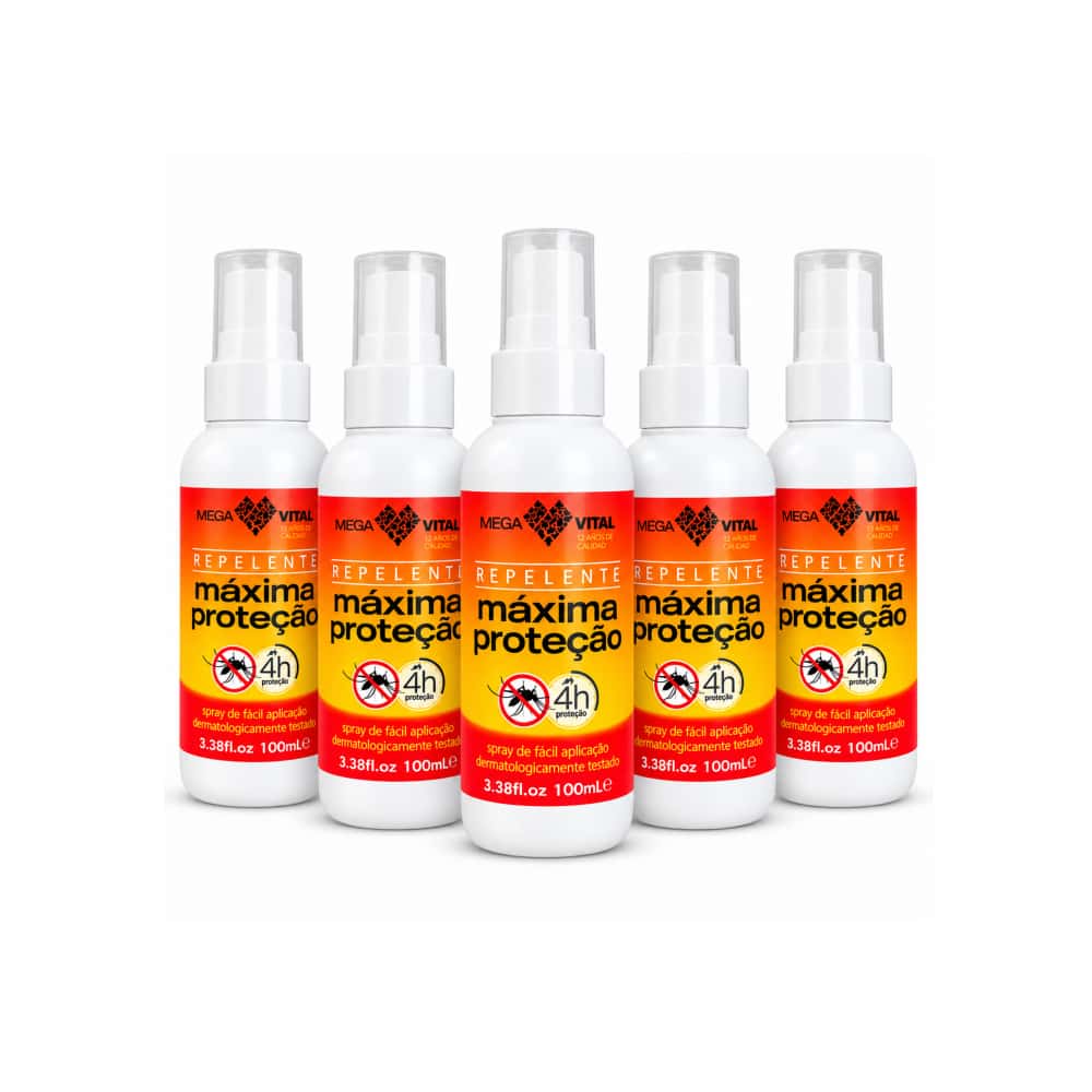 Repelente aerosol Mega Vital (5 x 100 ml) - Miniatura 1
