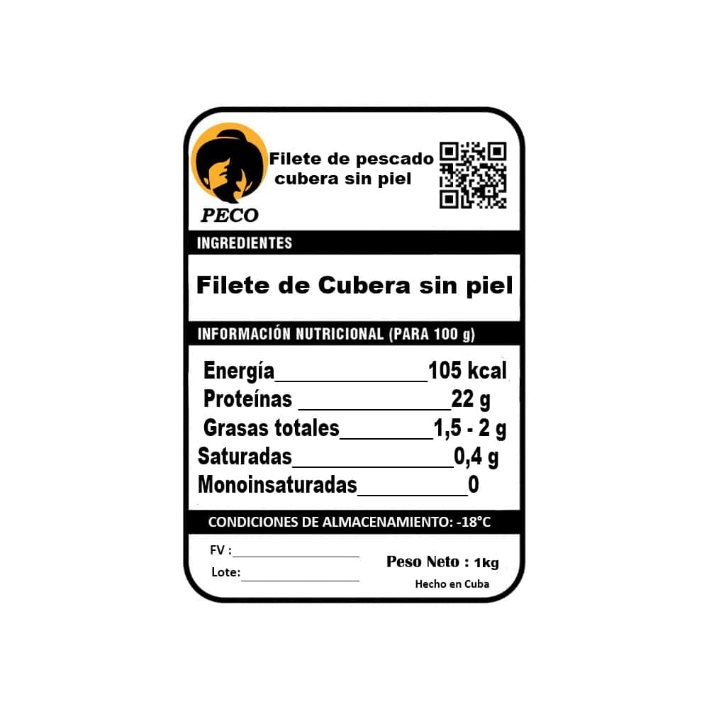 Filete de pescado cubera sin piel Peco (1 kg / 2.2 lb) - Miniatura 4