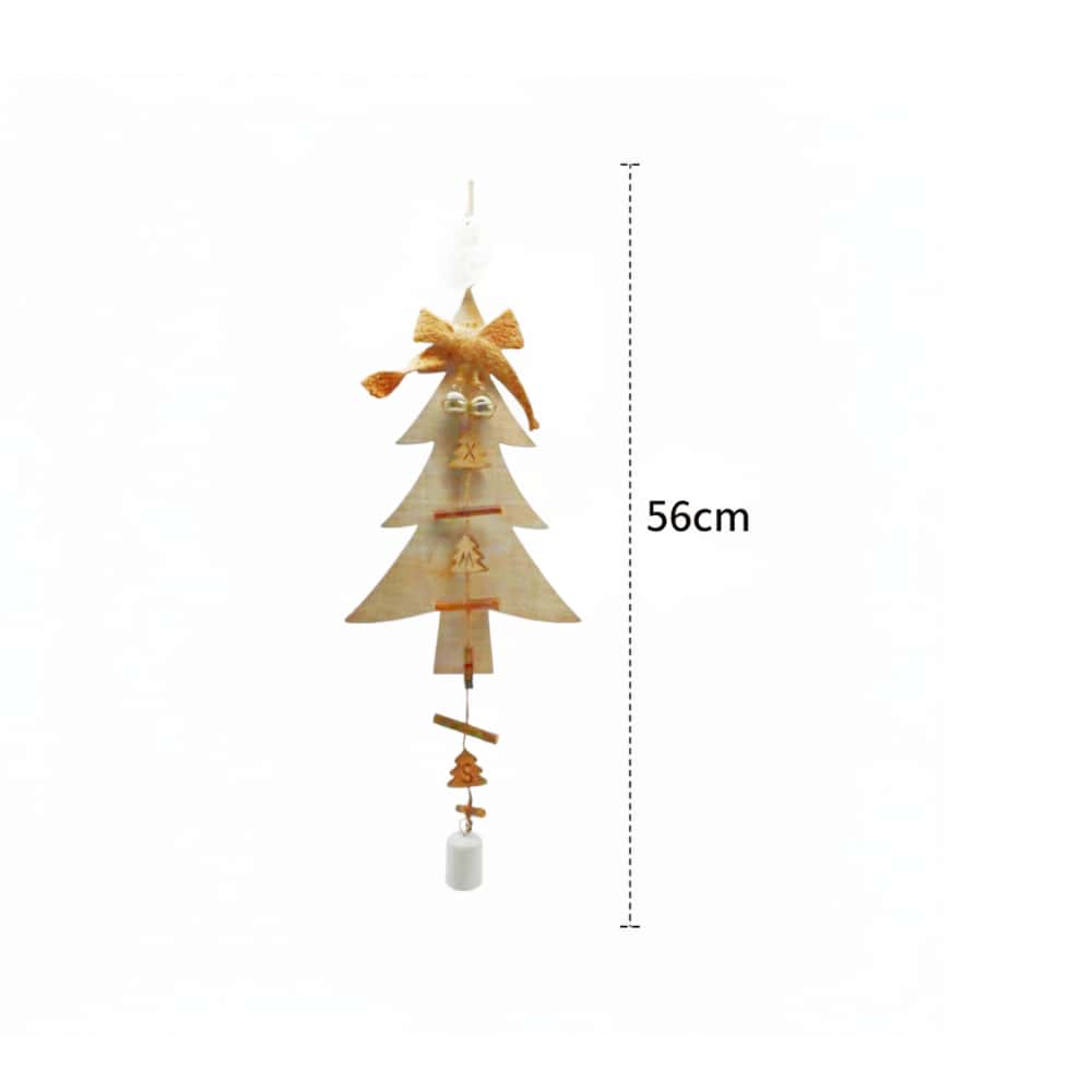 Colgante de madera árbol de navidad con lazo Casa y Menaje - Miniatura 4