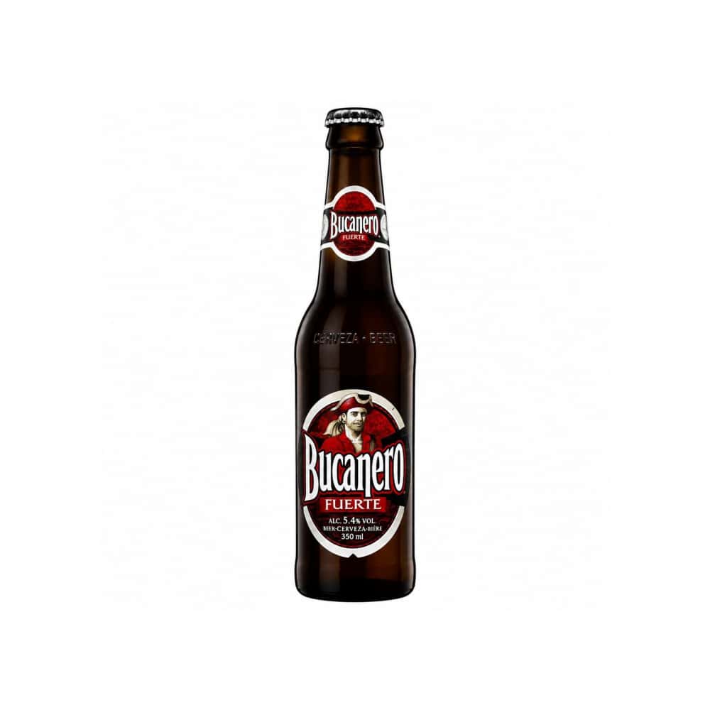 Caja de cerveza de botella fuerte Bucanero (24 x 350 ml) - Miniatura 4