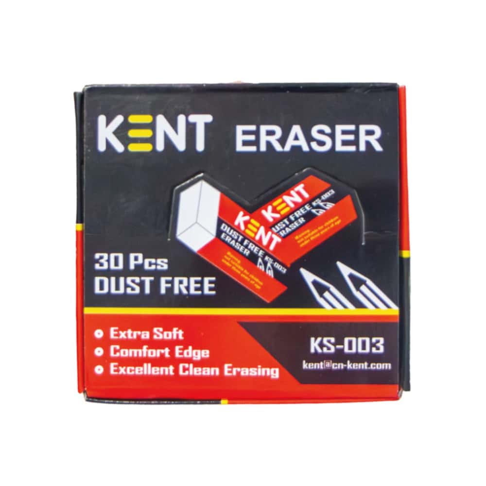 Caja de gomas para borrar Kent (30 U) - Miniatura 3