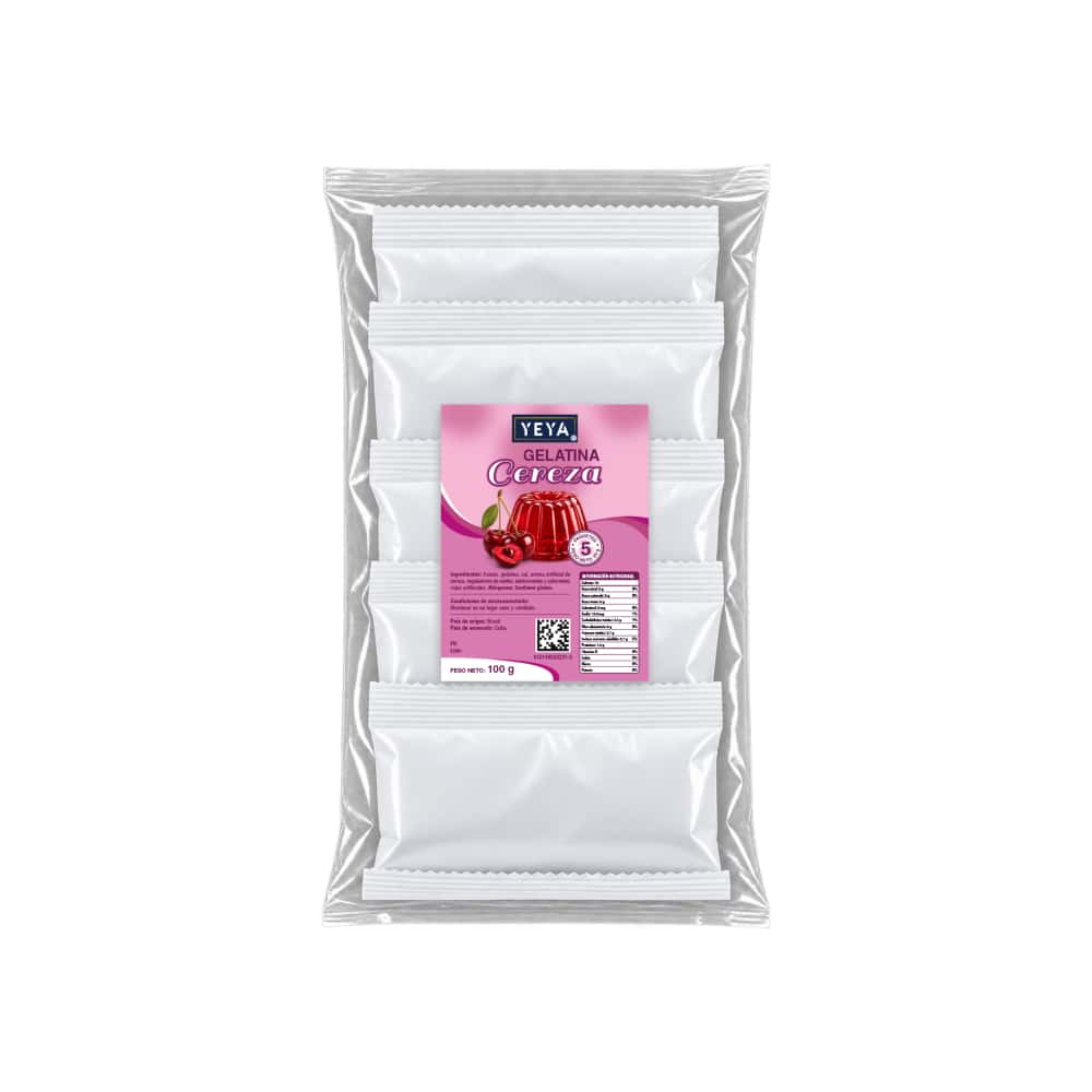 Gelatina sabor cereza YEYA (100 g / 3.53 oz) - Miniatura 1