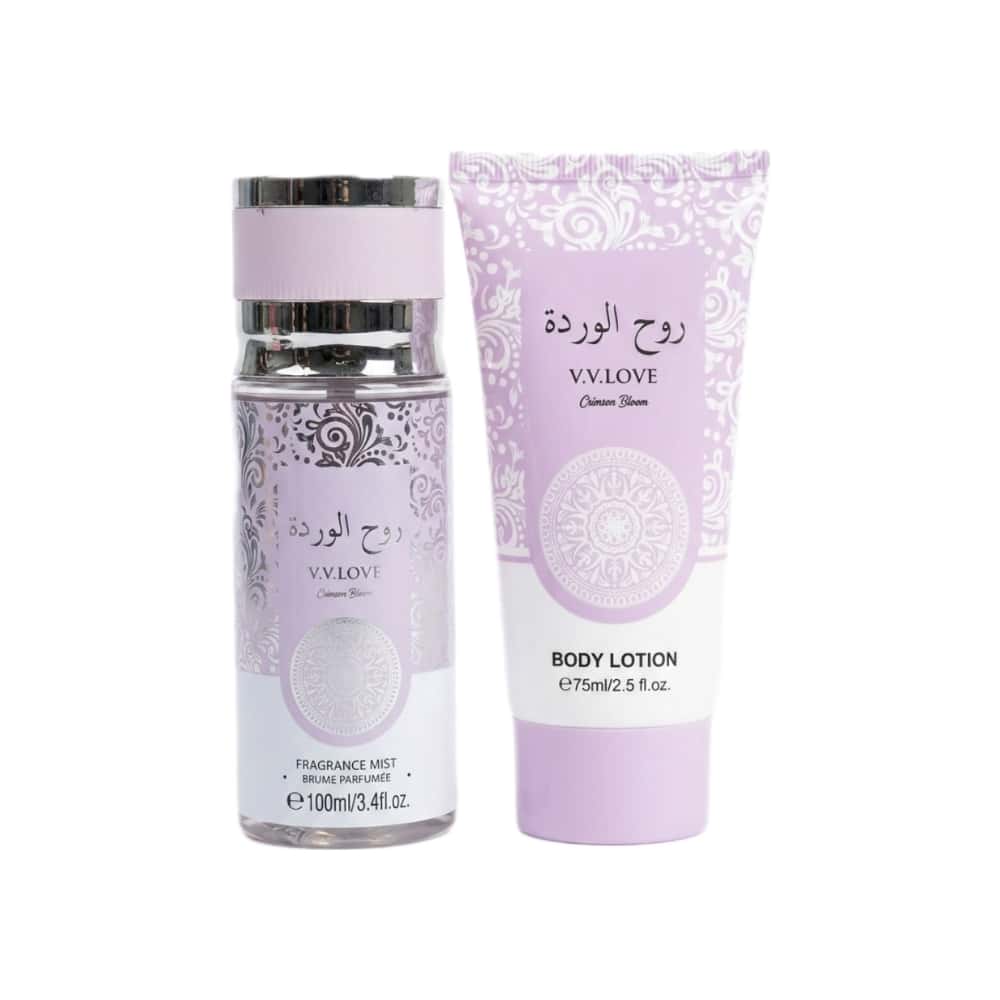 Kit de colonia y crema de mujer Crimson Bloom V.V.Love - Miniatura 1