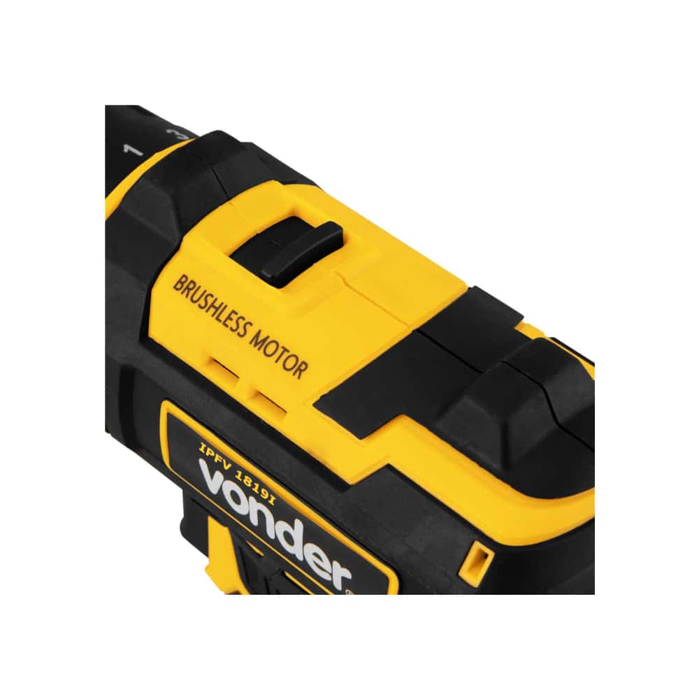 Taladro atornillador eléctrico portátil de impacto 1/2'' de 18 V Vonder IPFV1819I - Miniatura 7