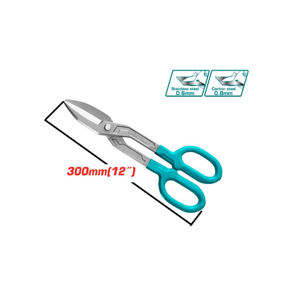 Tijera de hojalatero 300 mm Total Tools THT524121 - Miniatura 5