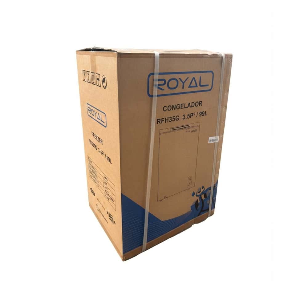 Congelador horizontal de 3.5 pies cúbicos gris Royal RFH35G - Miniatura 4