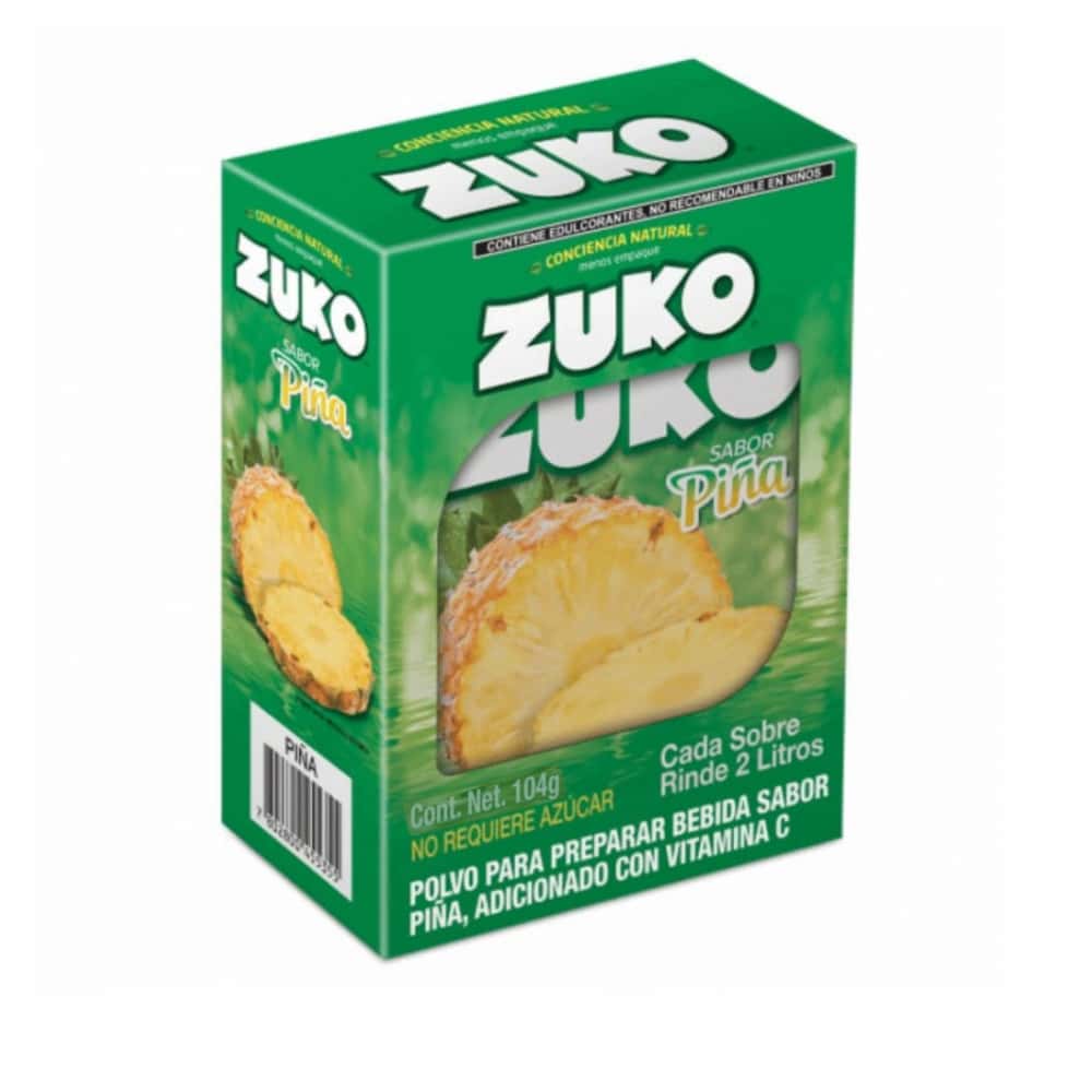Refresco instantáneo sabor piña Zuko (104 g / 3.66 oz) - Miniatura 2
