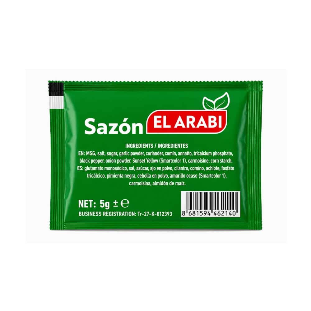 Sazonador para carnes, aves y pescado El Arabi (5 g) - Miniatura 2